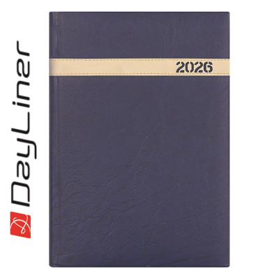 Határidőnapló The Boss A5 napi, fehér lapokkal kék Dayliner 2026. Határidőnapló The Boss A5 napi, fehér lapokkal kék Dayliner 2026.