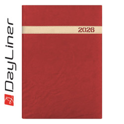 Határidőnapló The Boss B5 heti, fehér lapokkal bordó Dayliner 2026. Író- irodaszer, papíráru Dayliner