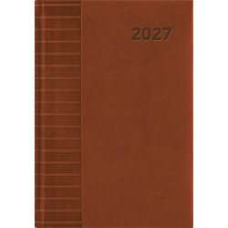Határidőnapló Tucson A5 napi, fehér lapokkal barna Dayliner 2027. Író- irodaszer, papíráru Dayliner