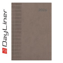 Határidőnapló Tucson A5 napi, fehér lapokkal szürke Dayliner 2026. Író- irodaszer, papíráru Dayliner