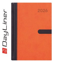 Határidőnapló Winner A5 heti, fehér lapokkal narancs Dayliner 2026. Író- irodaszer, papíráru Dayliner