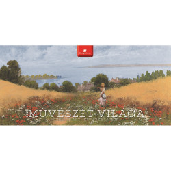 Képes asztali naptár Művészet 320 x 150 mm, fehér lapokkal tömb Dayliner 2026. Író- irodaszer, papíráru Dayliner