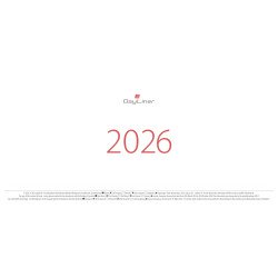 Asztali naptár Oktáv 320 x 150 mm, fehér lapokkal Oktáv tömb Dayliner 2026. Író- irodaszer, papíráru Dayliner