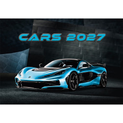 Falinaptár képes 450 × 315 mm, fehér lapokkal Cars Dayliner 2027.