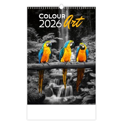Falinaptár képes 315 x 450 mm, fehér lapokkal Colour Art Dayliner 2026. Falinaptár képes 315 x 450 mm, fehér lapokkal Colour Art Dayliner 2026.