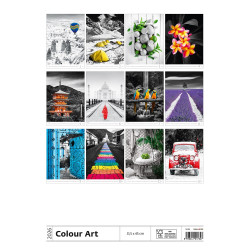 Falinaptár képes 315 x 450 mm, fehér lapokkal Colour Art Dayliner 2026. Író- irodaszer, papíráru Dayliner