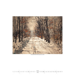 Falinaptár képes 420 × 560 mm, fehér lapokkal Gardens Impressionism Dayliner 2026.