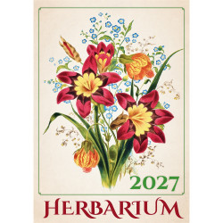 Falinaptár képes 315 x 450 mm, fehér lapokkal Herbarium Dayliner 2027.