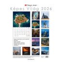 Falinaptár képes 230 x 330 mm, fehér lapokkal Képes Világ Dayliner 2027.