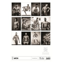 Falinaptár képes 450 × 520 mm, fehér lapokkal Men Dayliner 2026. Író- irodaszer, papíráru Dayliner