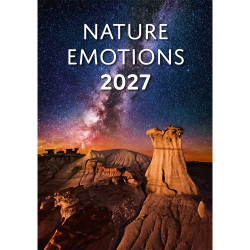 Falinaptár képes 315 x 450 mm, fehér lapokkal Nature Emotions Dayliner 2027.