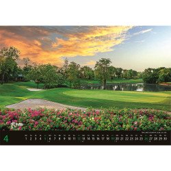 Falinaptár képes 334 × 485 mm, fehér lapokkal Golf Dayliner 2026. Író- irodaszer, papíráru Dayliner