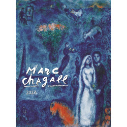 Falinaptár képes 420 × 560 mm, fehér lapokkal Marc Chagall Dayliner 2027.