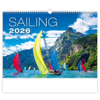 Falinaptár képes 315 x 450 mm, fehér lapokkal Sailing Dayliner 2026.