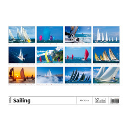 Falinaptár képes 315 x 450 mm, fehér lapokkal Sailing Dayliner 2026.