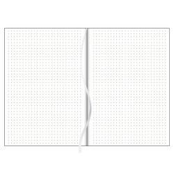 Keménytáblás notesz pontozott vonalozással Colors A5 Bullet, fehér lapokkal Paint Dayliner 2027. Író- irodaszer, papíráru Dayliner