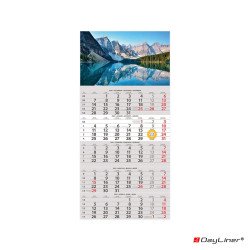 Speditőr naptár 1 tömb, 5 hónap SP-15 330 × 670 mm, fehér lapokkal Hegy Dayliner 2027. Író- irodaszer, papíráru Dayliner