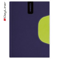 Tárgyalási napló Memphis B5 napló, fehér lapokkal kék-zöld Dayliner 2026. Író- irodaszer, papíráru Dayliner