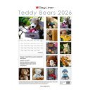 Falinaptár képes 230 x 330 mm, fehér lapokkal Teddy Dayliner 2026.