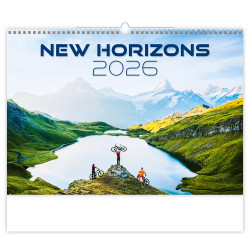Falinaptár képes 450 × 315 mm, fehér lapokkal New Horizons Dayliner 2026. Író- irodaszer, papíráru Dayliner