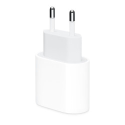 Töltő hálózati APPLE Type-C aljzat (20W, PD gyorstöltő, MUVV3ZM/A és MHJE3ZM/A utód) fehér Telefontöltő Apple