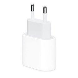Töltő hálózati APPLE Type-C aljzat (20W, PD gyorstöltő, MUVV3ZM/A és MHJE3ZM/A utód) fehér Telefontöltő Apple