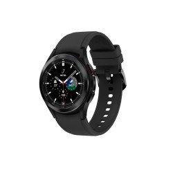 Okosóra SAMSUNG Galaxy Watch 4 Classic (eSIM, szilikon csuklópánt, alumínium, 46mm) fekete Okos óra Samsung