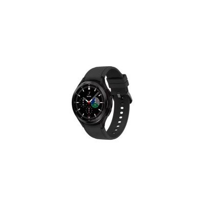 Okosóra SAMSUNG Galaxy Watch 4 Classic (eSIM, szilikon csuklópánt, alumínium, 42mm) fekete