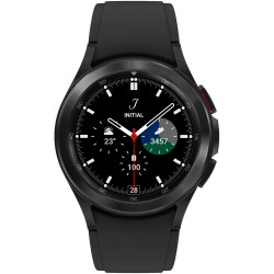 Okosóra SAMSUNG Galaxy Watch 4 Classic (eSIM, szilikon csuklópánt, alumínium, 42mm) fekete Okos óra Samsung