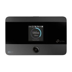 Router TP-LINK M7350 WIFI hordozható (HOTSPOT, 150 Mbps, Dualband, 3G/4G LTE + SIM+microSD aljzat) fekete Hálózati eszköz TP-Link