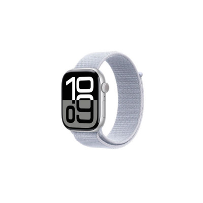 Okosóra APPLE Watch S10 Cellular 46mm Silver Alu Case with Blue Cloud Sport Loop