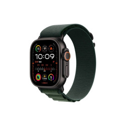 Okosóra APPLE Watch Ultra2 v2 Cellular 49mm Black titanium Case with Dark Green Alpine Loop - Medium Okosóra Apple