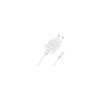 Töltő hálózati HUAWEI USB aljzat (10W, gyorstöltő + LX1121 Type-C kábel) fehér