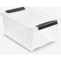 Tároló doboz műanyag 14 liter csatos átlátszó Probox Javítás, ragasztás, csomagolás Egyéb