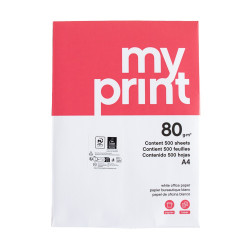 Másolópapír A4, 80g, My Print 500ív/csomag