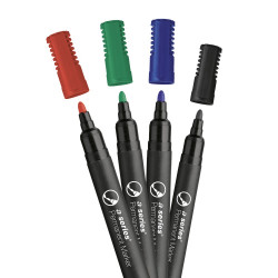 Alkoholos marker készlet, 3mm, kerek hegyű 4-es készlet A-series Író- irodaszer, papíráru A-series