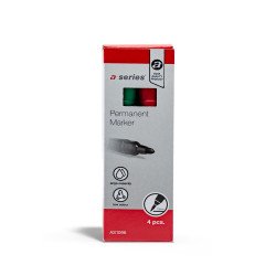 Alkoholos marker készlet, 3mm, kerek hegyű 4-es készlet A-series Író- irodaszer, papíráru A-series