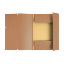 Gumis mappa karton  prespán A/4 Exacompta barna Író- irodaszer, papíráru Exacompta