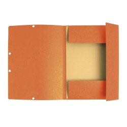 Gumis mappa karton  prespán A/4 Exacompta narancssárga Író- irodaszer, papíráru Exacompta