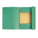 Gumis mappa karton  prespán A/4 Exacompta zöld