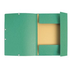 Gumis mappa karton  prespán A/4 Exacompta zöld Író- irodaszer, papíráru Exacompta