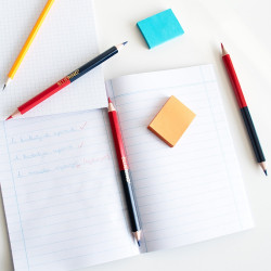 Postairón vastag 5 db/blisz piros-kék Író- irodaszer, papíráru Bluering