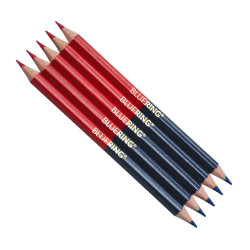 Postairón vastag 5 db/blisz piros-kék Író- irodaszer, papíráru Bluering