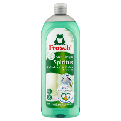 Ablaktisztító utántöltő 750 ml Frosch spirituszos