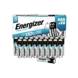 Elem AAA mikro LR03 Max Plus 20 db/csomag, Energizer Irodatechnika, kellékei Energizer