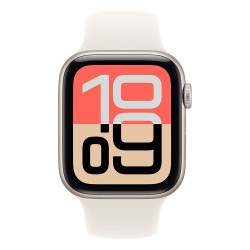 Okosóra Apple Watch SE 3 GPS 44mm Starlight Aluminium Case with Starlight Sport Band - M/L