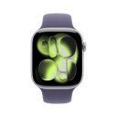 Okosóra Apple Watch S11 GPS 42mm Silver Aluminium Case with Purple Fog Sport Band - S/M