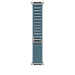 Okosóra Apple Watch Ultra 3 Cellular 49mm Natural Titanium Case with Light Blue Alpine Loop - Medium