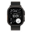 Okosóra Apple Watch Ultra 3 Cellular 49mm Black Titanium Case with Black Titanium Milanese Loop - Medium