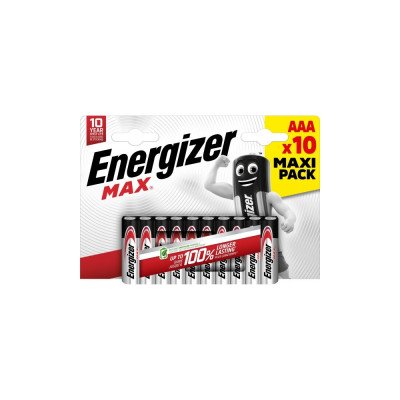 Elem AAA mikro LR03 Max 10 db/csomag, Energizer